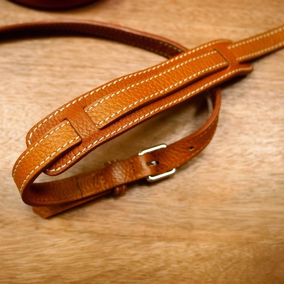 Dooney & Bourke Dillen Double Pocket Satchel, Caramel - Picture 9 of 11